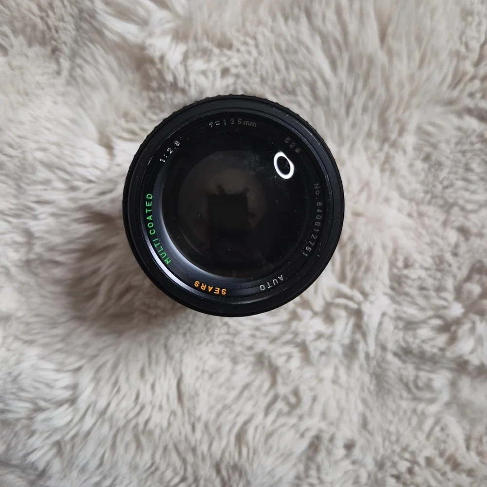 Sears Multicoated Lens F=135mm 1:2.8 Auto Zoom No 840612751 Black Canon Cap ✨️